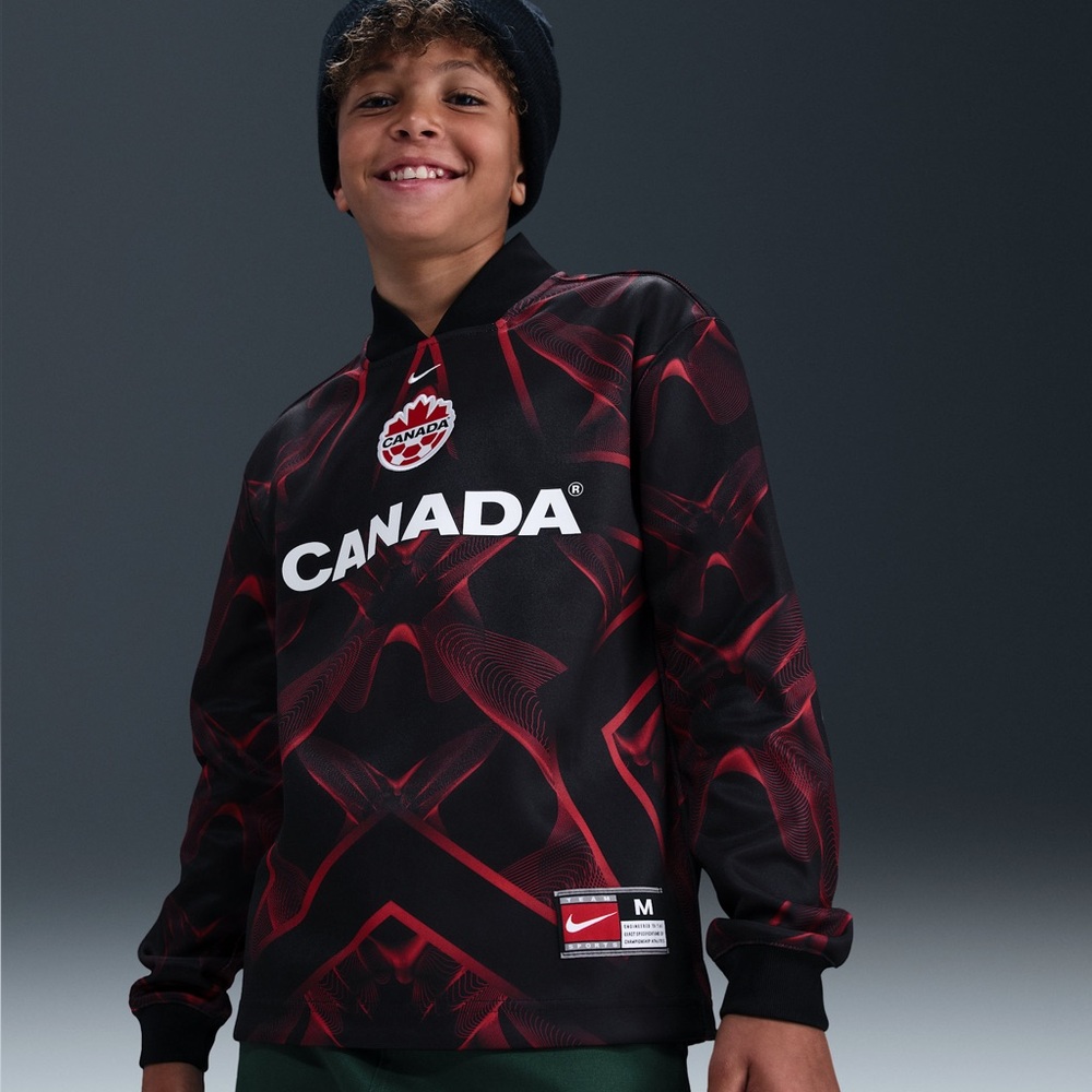 Nike Canada Hollywood Keeper Soccer Goalkeeper Jersey Kids XS NEW